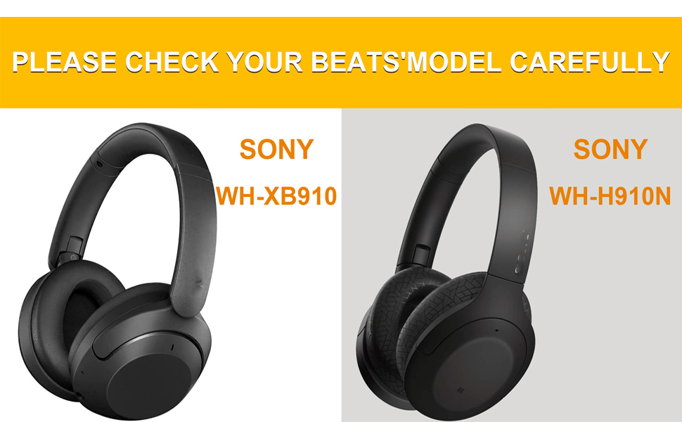 Replacement Ear pads for Sony WH-XB910 XB910N Extra Bass Noise Cancelling Headphones