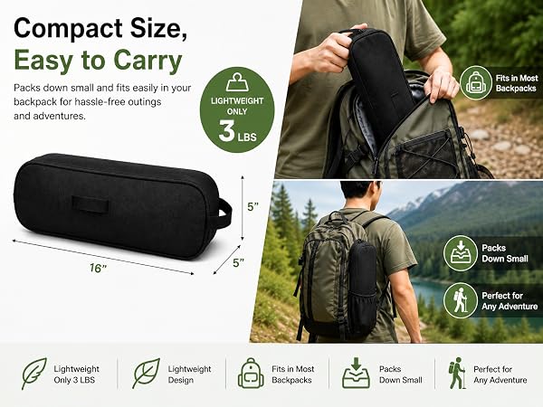 camp chair portable compact travel folding outdoor lightweight hiking festival sports backpacking