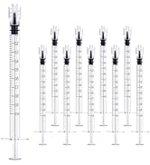 30Pack 1ml Luer Lock Syringe without Needle Small Syringes Professional,Individually Sealed