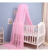 Cdycam Baby Infant Toddler Bed Dome Cots Mosquito Netting Hanging Bed Net Mosquito Bar Frame Pala...