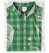 HUOJI 100 Count 14x20 self sealing Cellophane Bags, Resealable Clear Poly Bags for Clothes, Shirt...