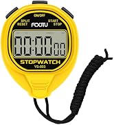 FCXJTU Digital Simple Stopwatch Timer, No Bells, No Alarm, Simple Basic Operation, Silent, Clear ...