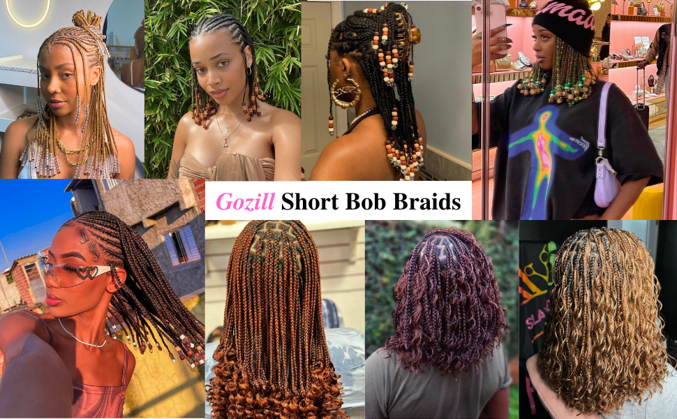 Short Bob Braiding Hair pre stretched