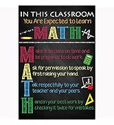 Math Posters - Funny Gifts Teacher Supplies Math Posters For Middle School, High School - Mistake...