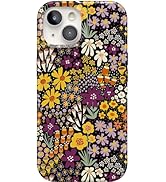 Casely iPhone 15 Case | Falling for You | Plum Floral | Classic Ultra Slim Case Design