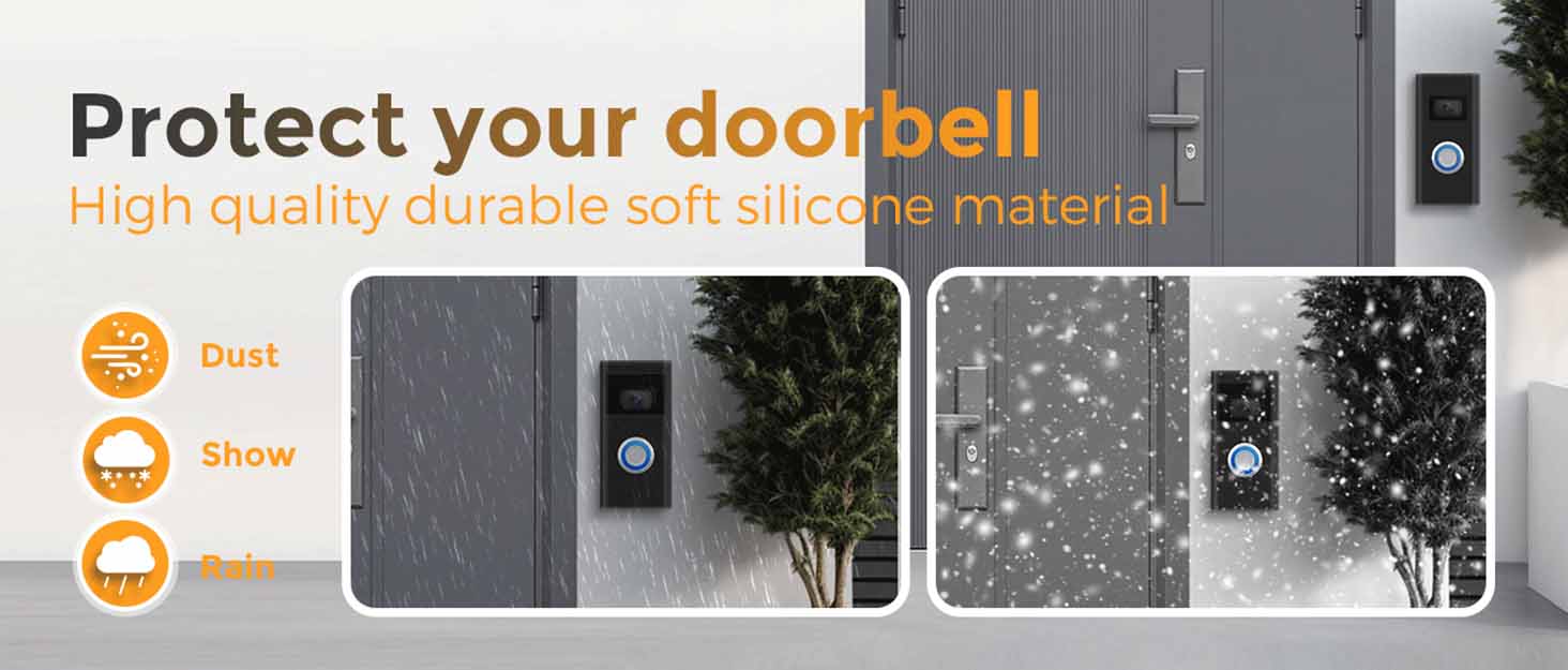 Ring doorbell cover