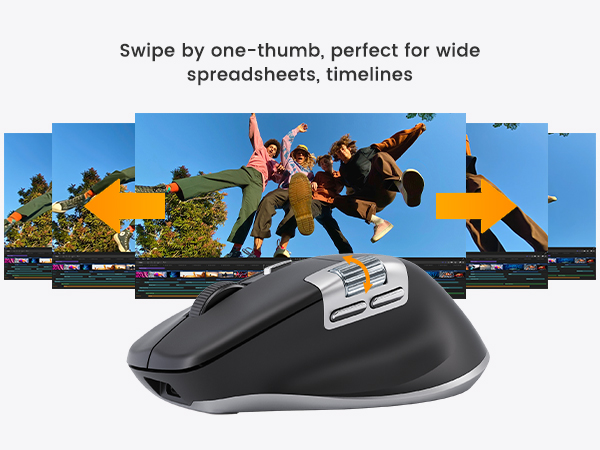 horizontal scrolling mouse