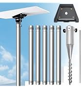Starlink Gen 3 Pole Mount Kit, Starlink Pole Mount, 9ft Starlink Ground Pole Mount Kit Features a...