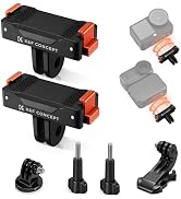 K&F CONCEPT 2 Pack Magnetic Adapter Mount for DJI Osmo Nano/Osmo Action 6, Quick Release Extensio...