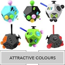 Our Fidget Dodecagon comes in 6 different colors