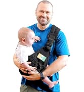 Baby Sling Carrier, Adjustable Non-Ship Hip Seat Toddler Carriers with Carabiners for 3-48 Months...