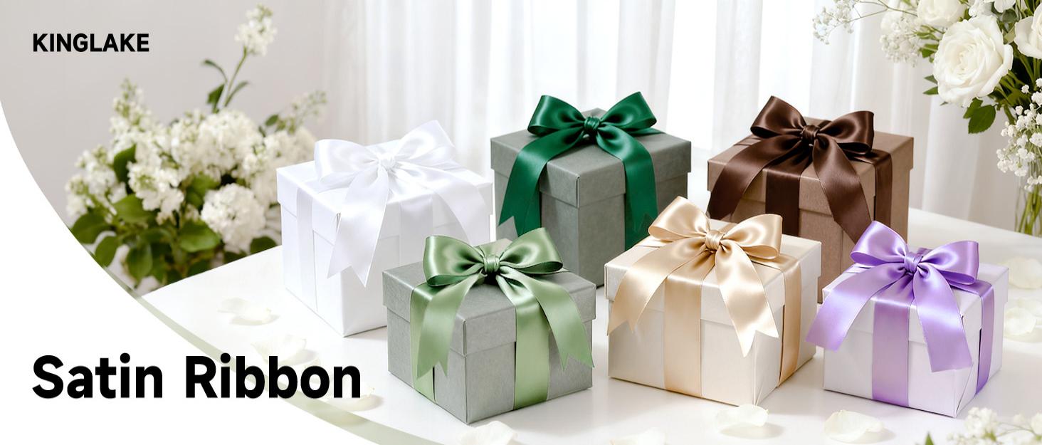 satin ribbon for gift wrapping