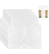 Cheardia 250 Pack Handle Drinking Poly Bags, Portable 2 Cup Plastic Packaging Drinking Bags Carri...