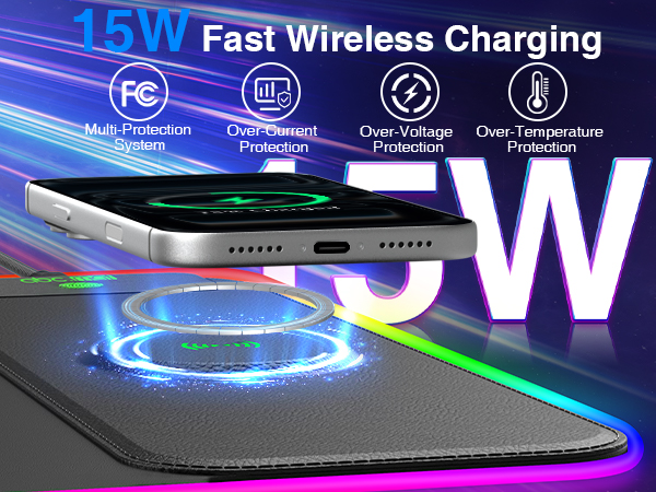 wireless charging mousepad