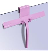 Shower Squeegee with Silicone Hook, 11" Inch Width All Purpose Squeegee Wiper for Shower Glass Do...
