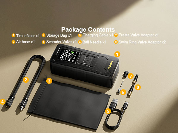 wireless tire inflator