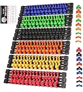 SWANLAKE Socket Organizer Set 18-Piece, 1/4-Inch x 96 Clips, 3/8-Inch x 90 Clips, 1/2-Inch x 72 C...