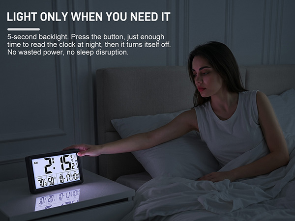 bedside alarm clock