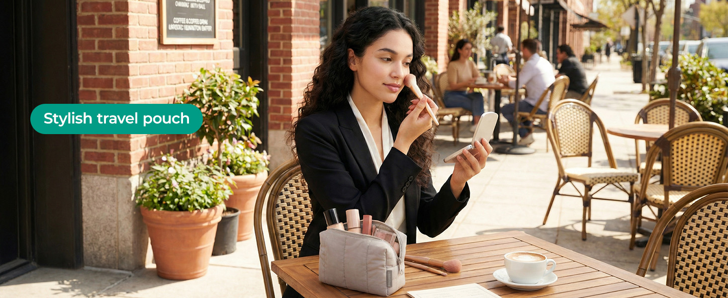 Stylish travel pouch