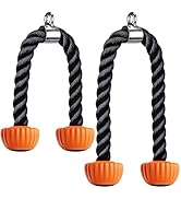 Kipika Tricep Pull Down Attachment, Cable Machine Accessories for Home Gym, Cable Machine Attachm...