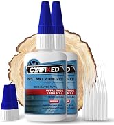 CYAFIXED Professional Grade Cyanoacrylate Super Glue, Ultra Thick Viscosity CA Glue for Woodworki...