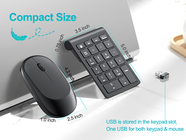 wireless numeric keypad