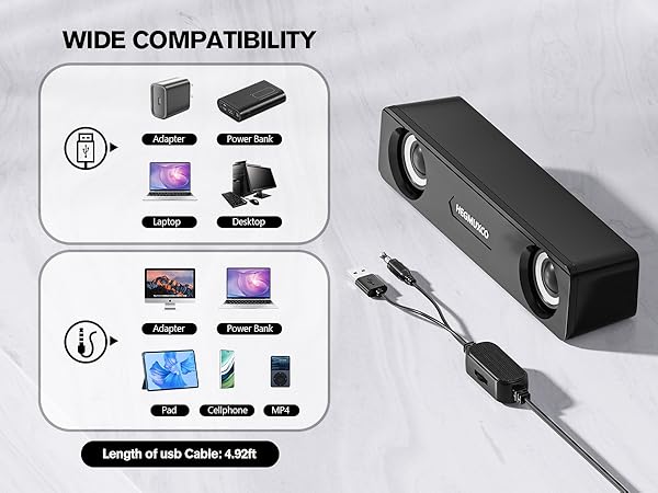 Computer Speakers for Desktop PC