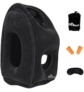 Inflatable travel pillow for sleeping in airplanes travel essentials inflatable travel bed for kids