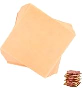 Vlwltl 100Pcs 6" x 6" Unbleached Parchment Paper, Burger Patty Paper, Non-Stick Squares Wax Paper...