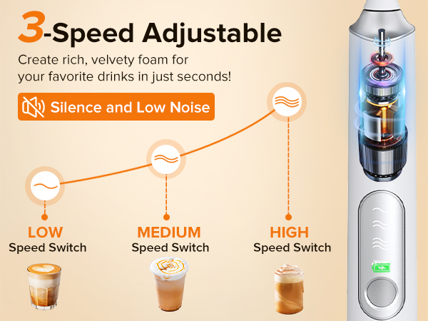 rechargeable frother