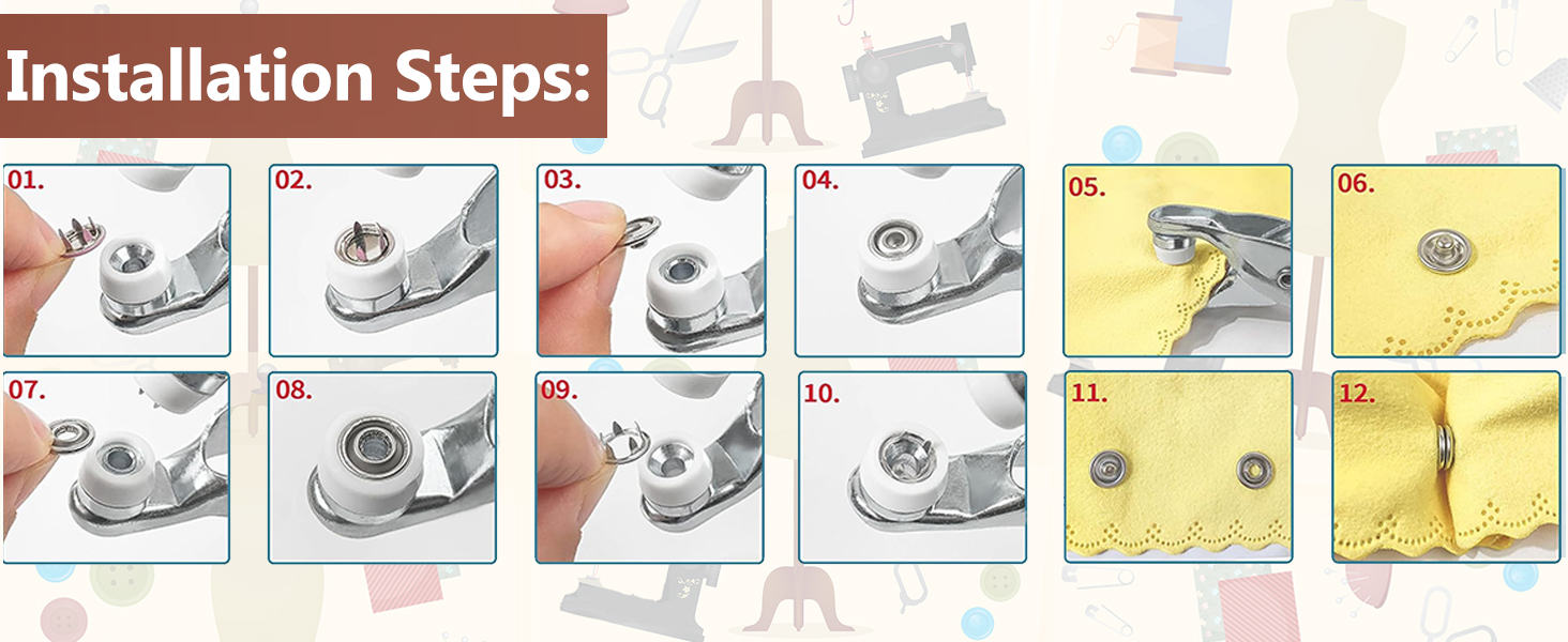 Snap Fastener Tool Kit