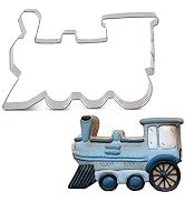 LILIAO Train Cookie Cutter - 4.4 x 2.9 inches - Stainless Steel