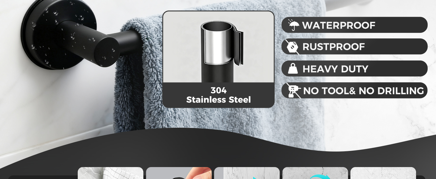towel rack,towel racks for bathroom,suction cup towel bar