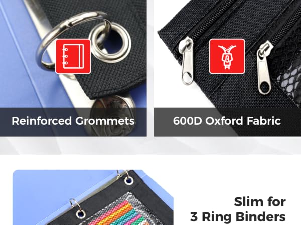 Fits Standard 3-Ring Binders