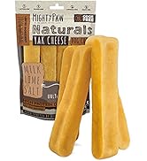 Mighty Paw Yak Cheese Dog Chews | 4 Large Sticks. All-Natural Chews for Dogs. Long Lasting Yak Mi...