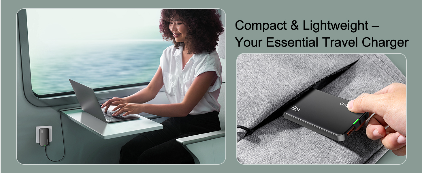 Compact & Lightweight – Your Essential Travel Charger