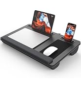 Potuopy Lap Desk- Fits up to 17” Laptop Lap Desk with Wrist Pad, Laptop Lap Pad, Lap Desks for Ad...