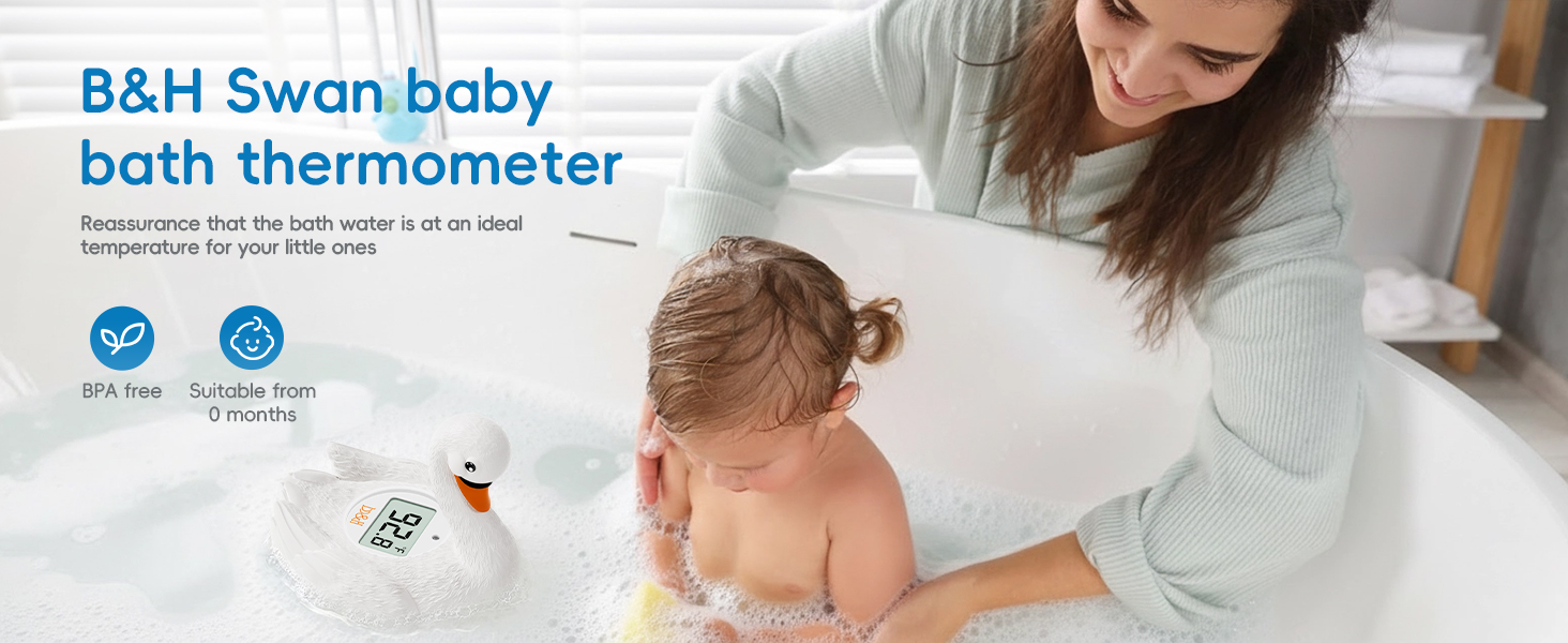 Swan Floating Bath Thermometer