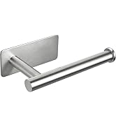 Gewtur Toilet Paper Holder Self Adhesive, Brushed Nickel Stainless Steel Rustproof Wall Mounted T...