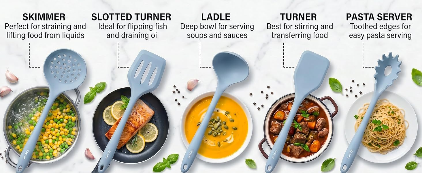 kitchen utensils set silicone