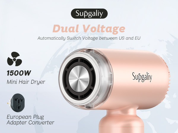 dual voltage hair dryer