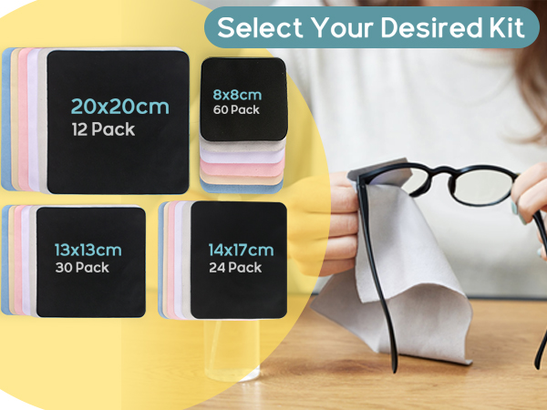 Eyeglass cleaning cloth