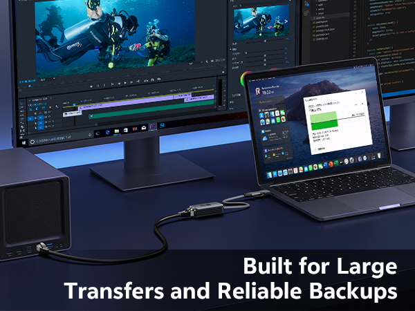 Built for Large Transfers and Reliable Backups