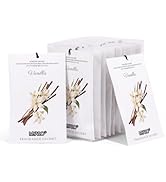 MYARO 12 Packs Vanilla Scented Sachets for Drawer and Closet, Long-Lasting Closet Sachet Bags Dra...