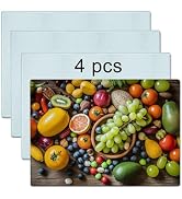 4 Pcs sublimation cutting board blanks,11 x 7.87 Inch sublimation cutting boards,Textured Sublima...