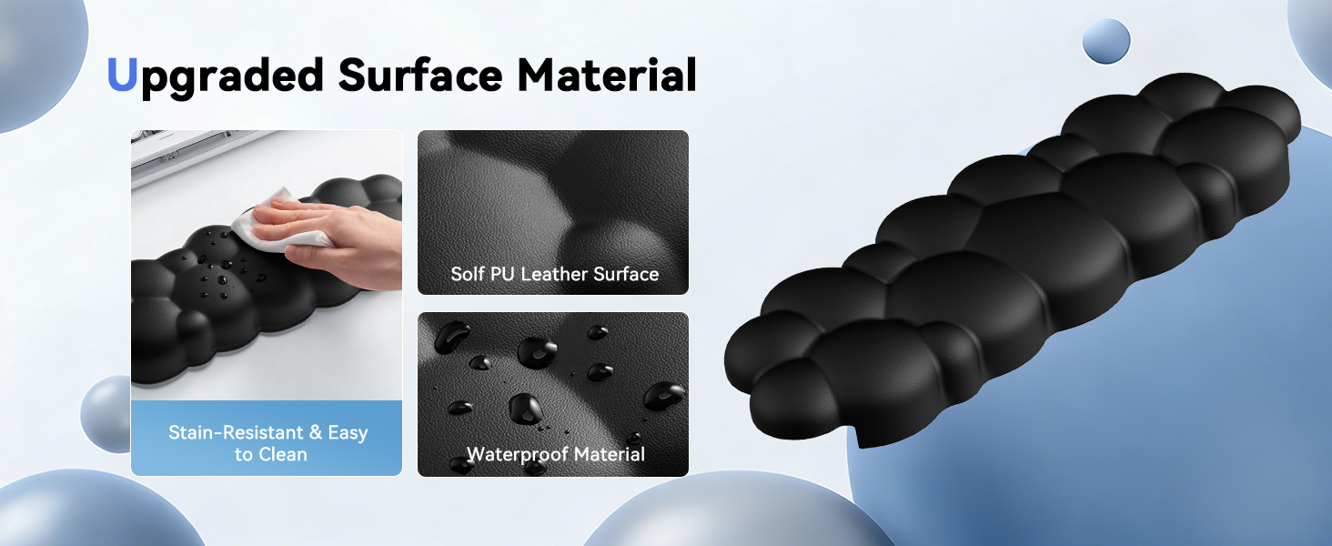 PU leather surface