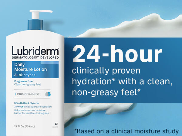 Lubriderm Advanced Therapy Lotion 48 hour clinically proven hydration clean non-greasy feel