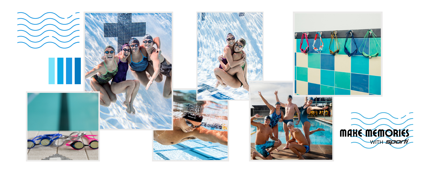 Sporti swim goggle, uv protection