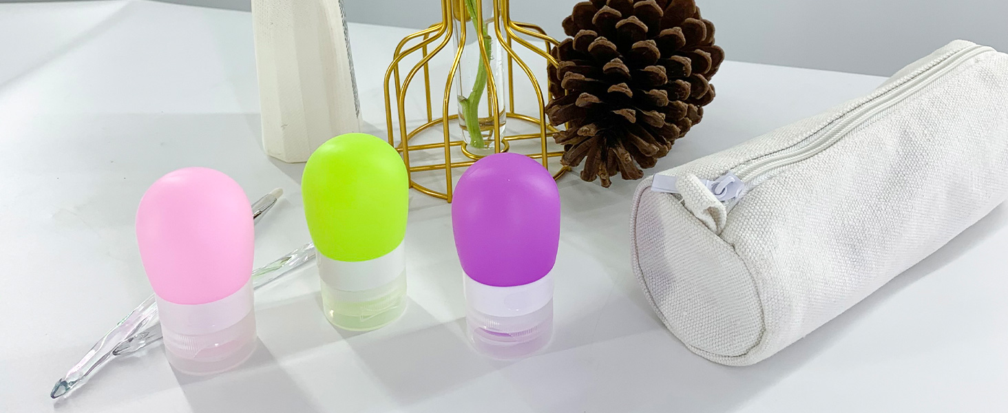 Compact and Portable Travel Bottles for Toiletries