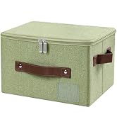 Lucky Monet 1PCS Storage Bins with Zipper Lids 10"x8"x7" Foldable Lidded Fabric Storage Boxes Bas...